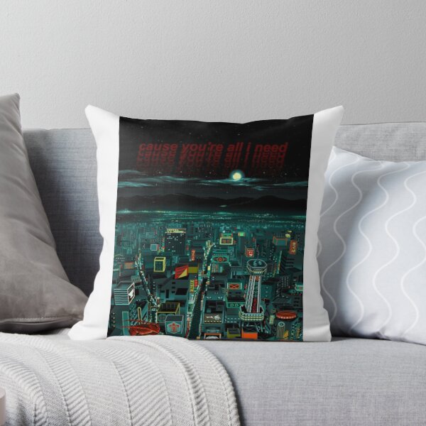 fallingforyou // the1975 Throw Pillow RB2510 product Offical the1975 Merch