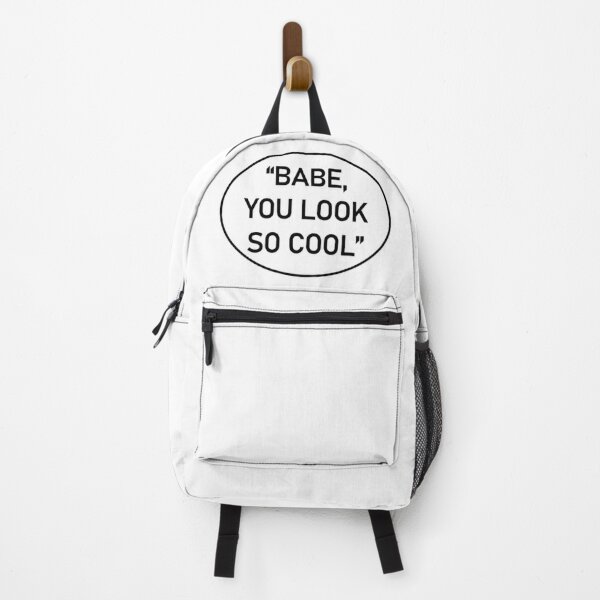 "Babe, you look so cool" Backpack RB2510 product Offical the1975 Merch
